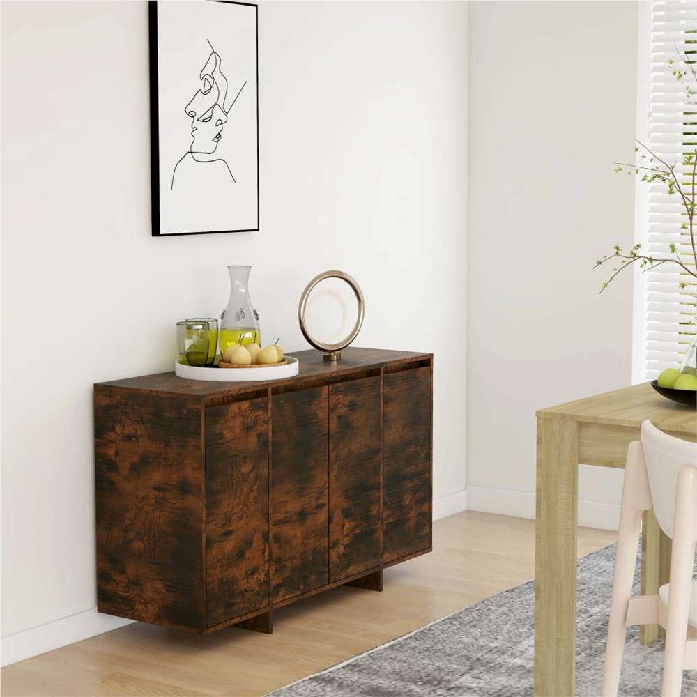 

Sideboard Smoked Oak 120x41x75 cm Chipboard