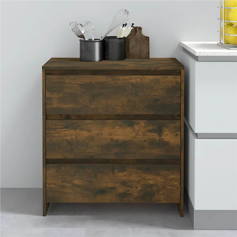 

Sideboard Smoked Oak 70x41x75 cm Chipboard