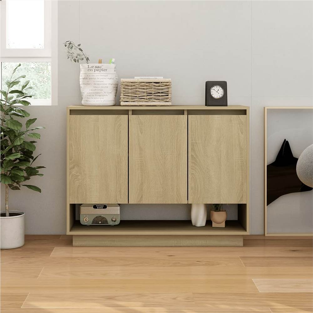 

Sideboard Sonoma Oak 97x31x75 cm Chipboard