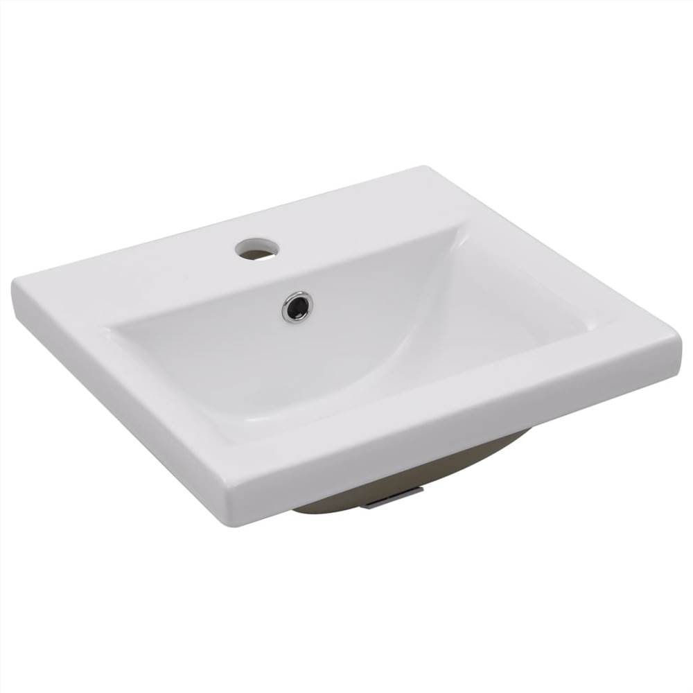 Sink Cabinet with Built-in Basin Grey Chipboard
