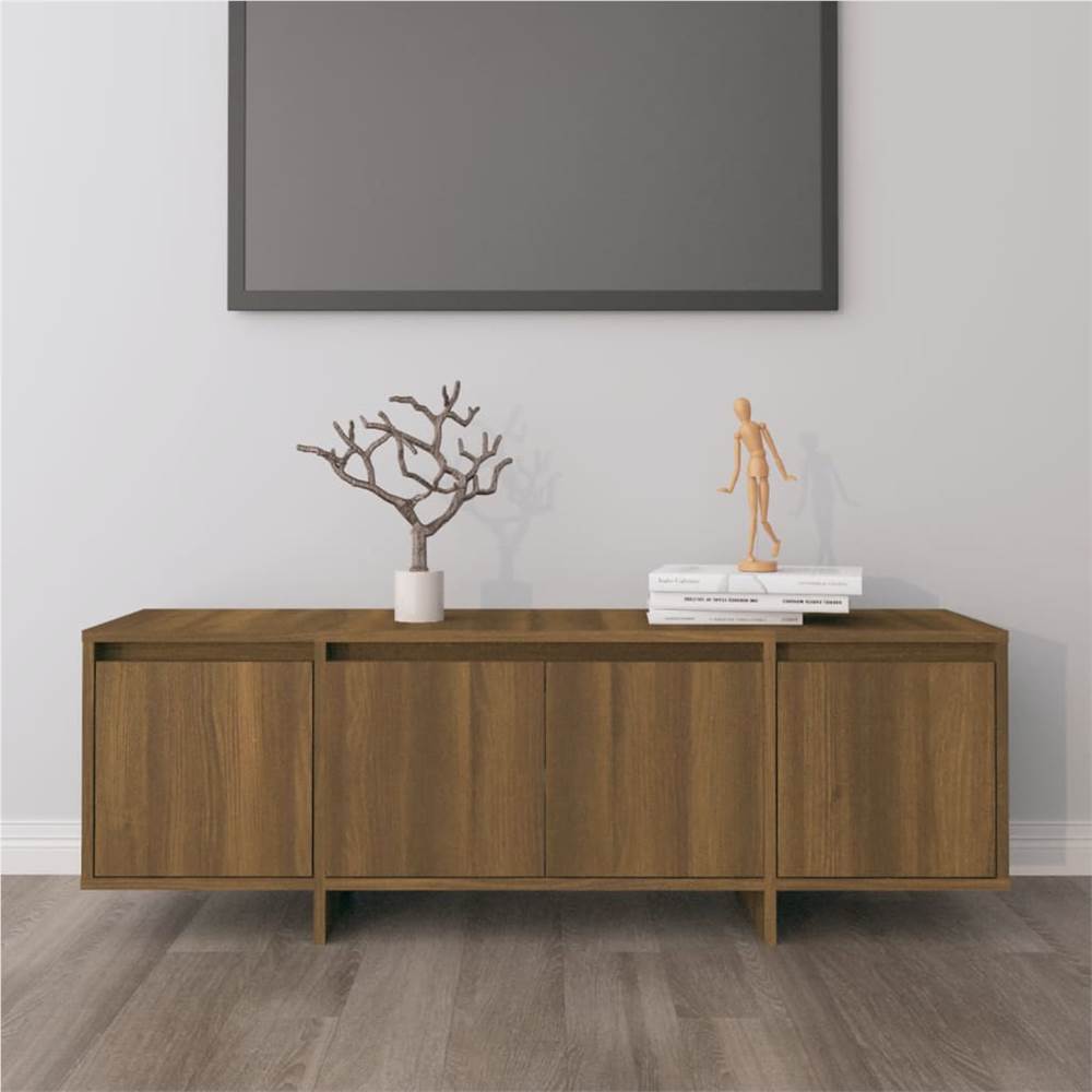 

TV Cabinet Brown Oak 120x30x40.5 cm Chipboard