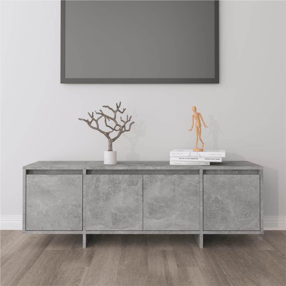 

TV Cabinet Concrete Grey 120x30x40.5 cm Chipboard