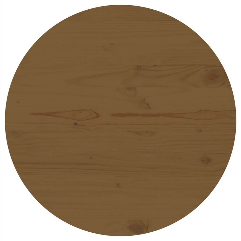 

Table Top Brown Ø70x2.5 cm Solid Wood Pine