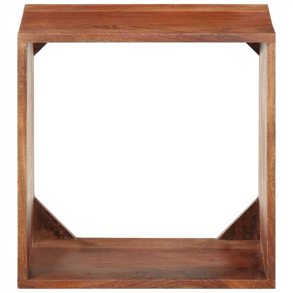 Wall Shelf 40x30x40 cm Solid Acacia Wood