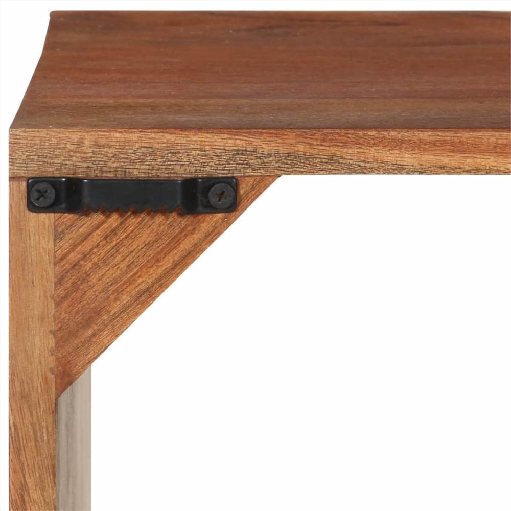 Wall Shelf 40x30x40 cm Solid Acacia Wood