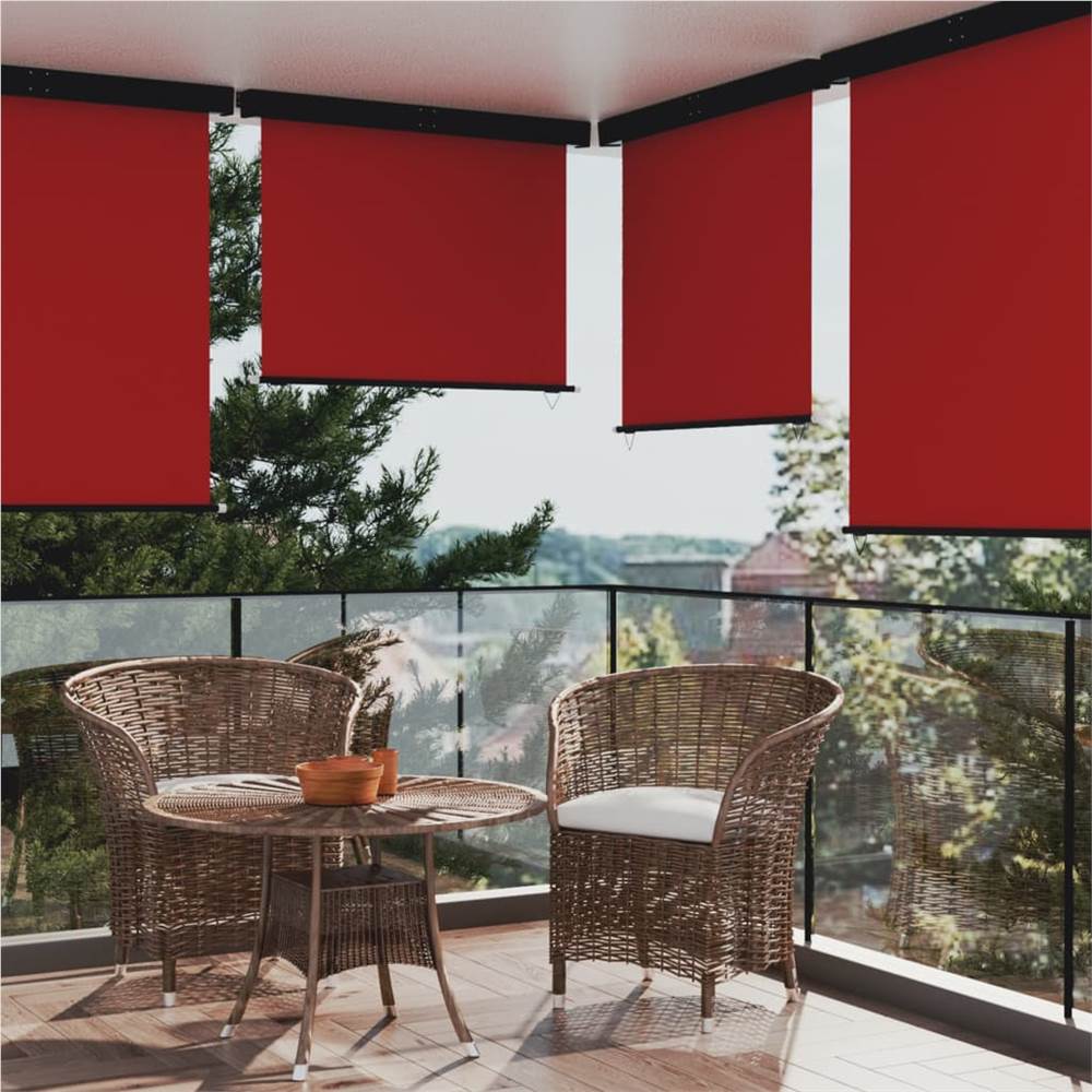 

Balcony Side Awning 140x250 cm Red