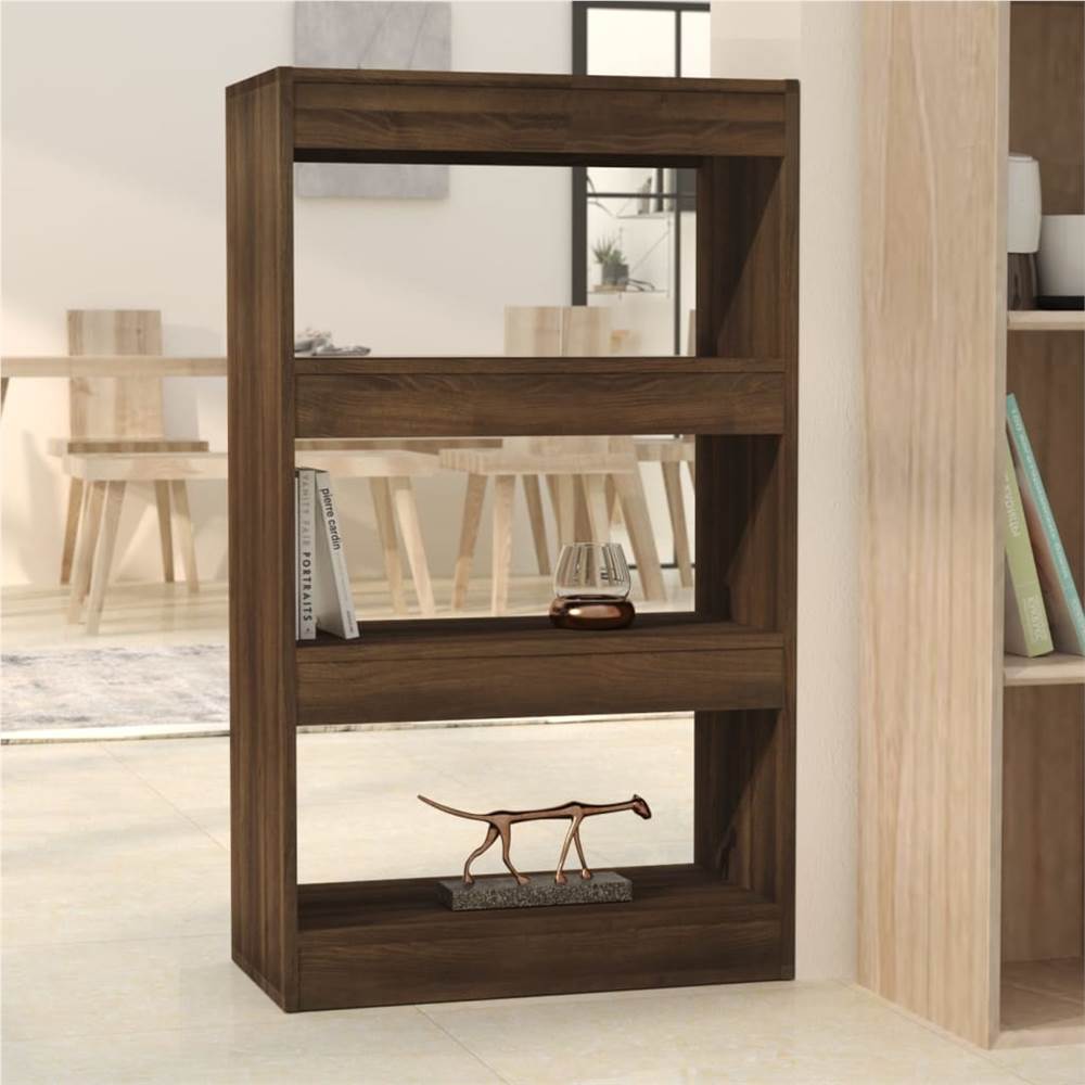 

Book Cabinet/Room Divider Brown Oak 60x30x103 cm Chipboard
