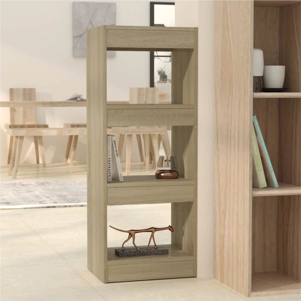 Book Cabinet/Room Divider Sonoma Oak 40x30x103 cm Chipboard