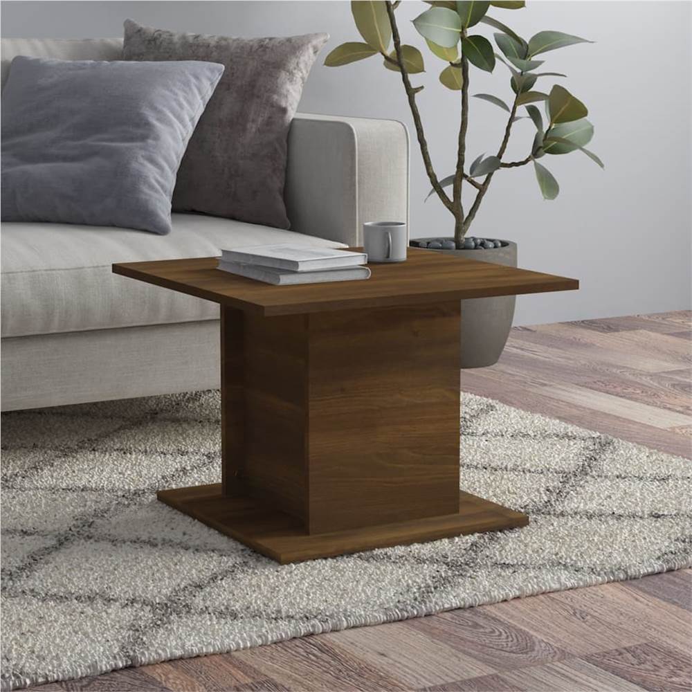 

Coffee Table Brown Oak 55.5x55.5x40 cm Chipboard