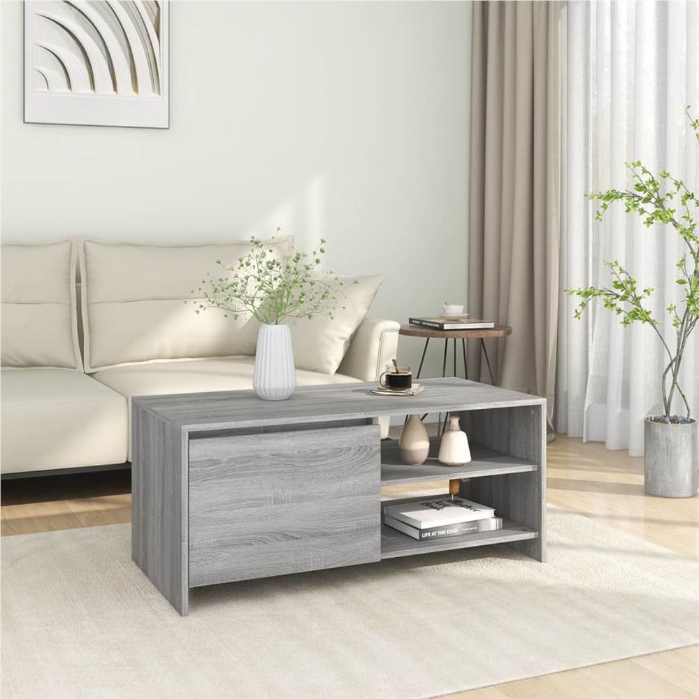 

Coffee Table Grey Sonoma 102x50x45 cm Engineered Wood