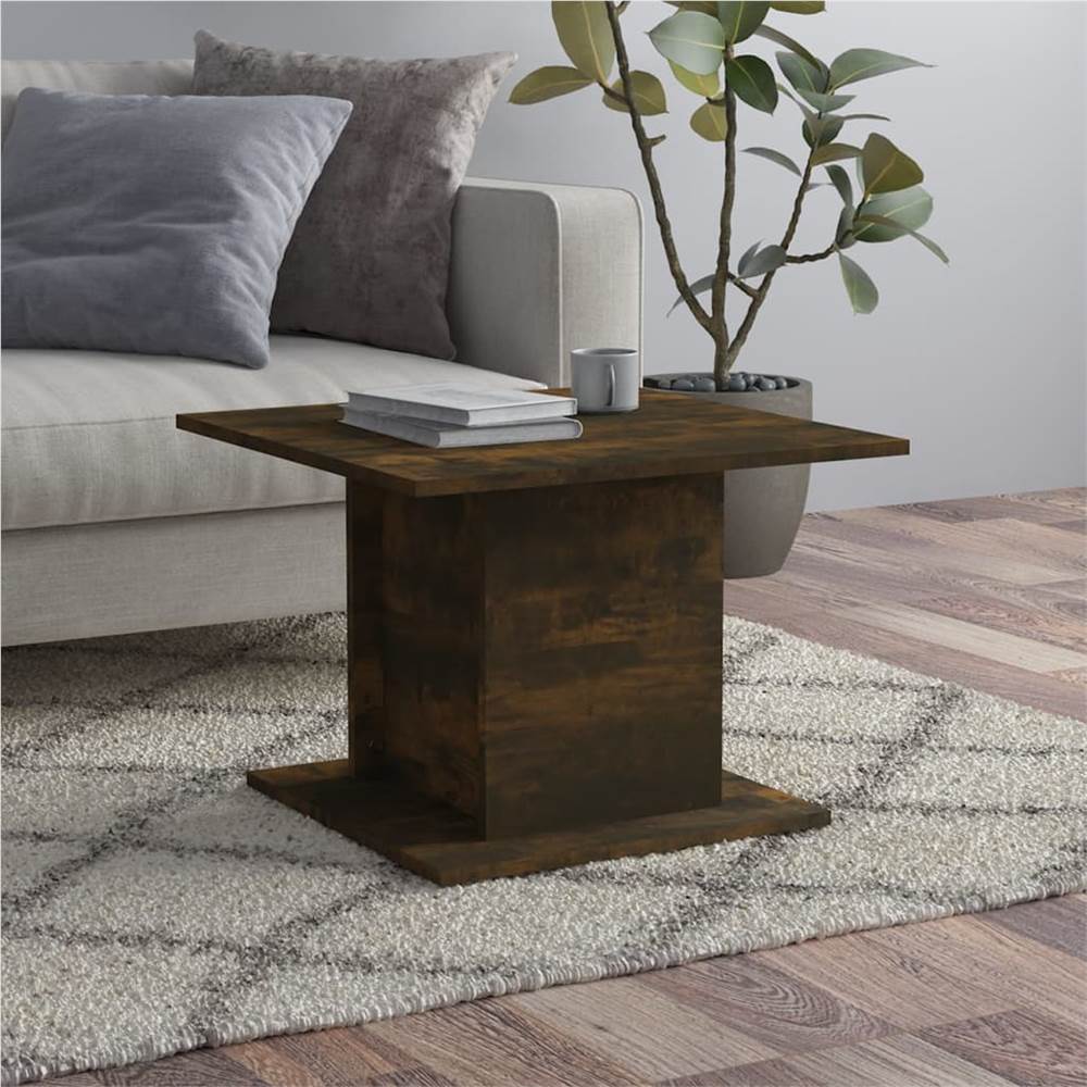 

Coffee Table Smoked Oak 55.5x55.5x40 cm Chipboard