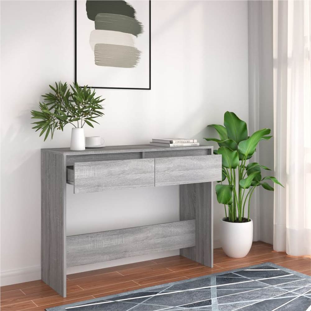 

Console Table Grey Sonoma 100x35x76.5 cm Chipboard