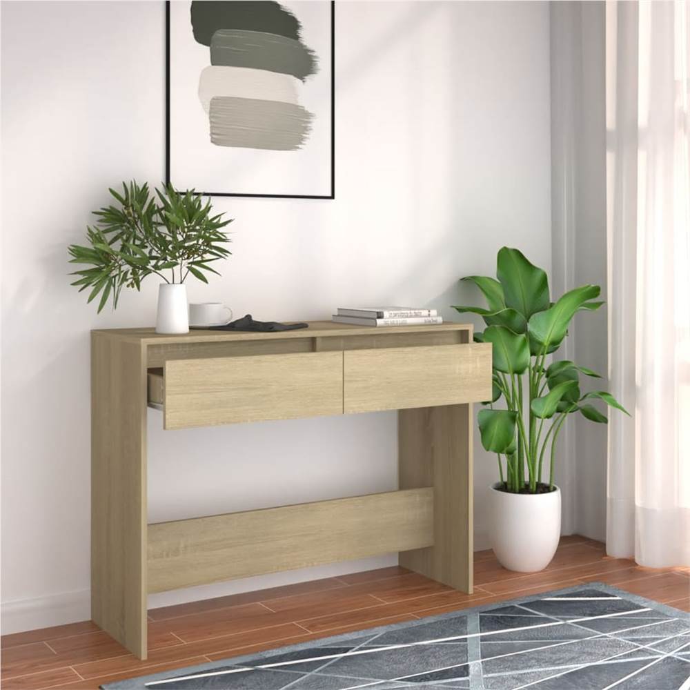 

Console Table Sonoma Oak 100x35x76.5 cm Chipboard