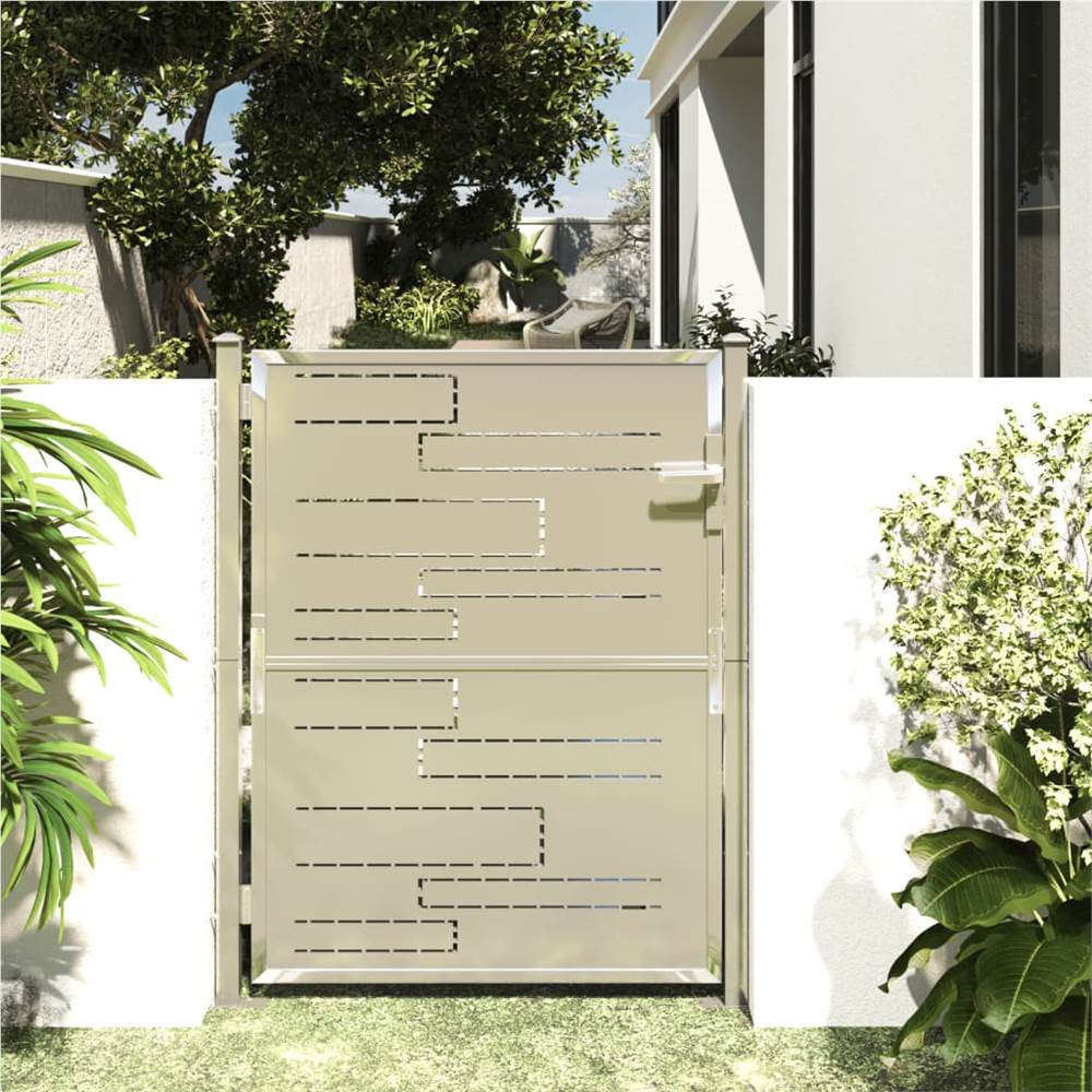

Garden Gate 100x125 cm Stainless Steel