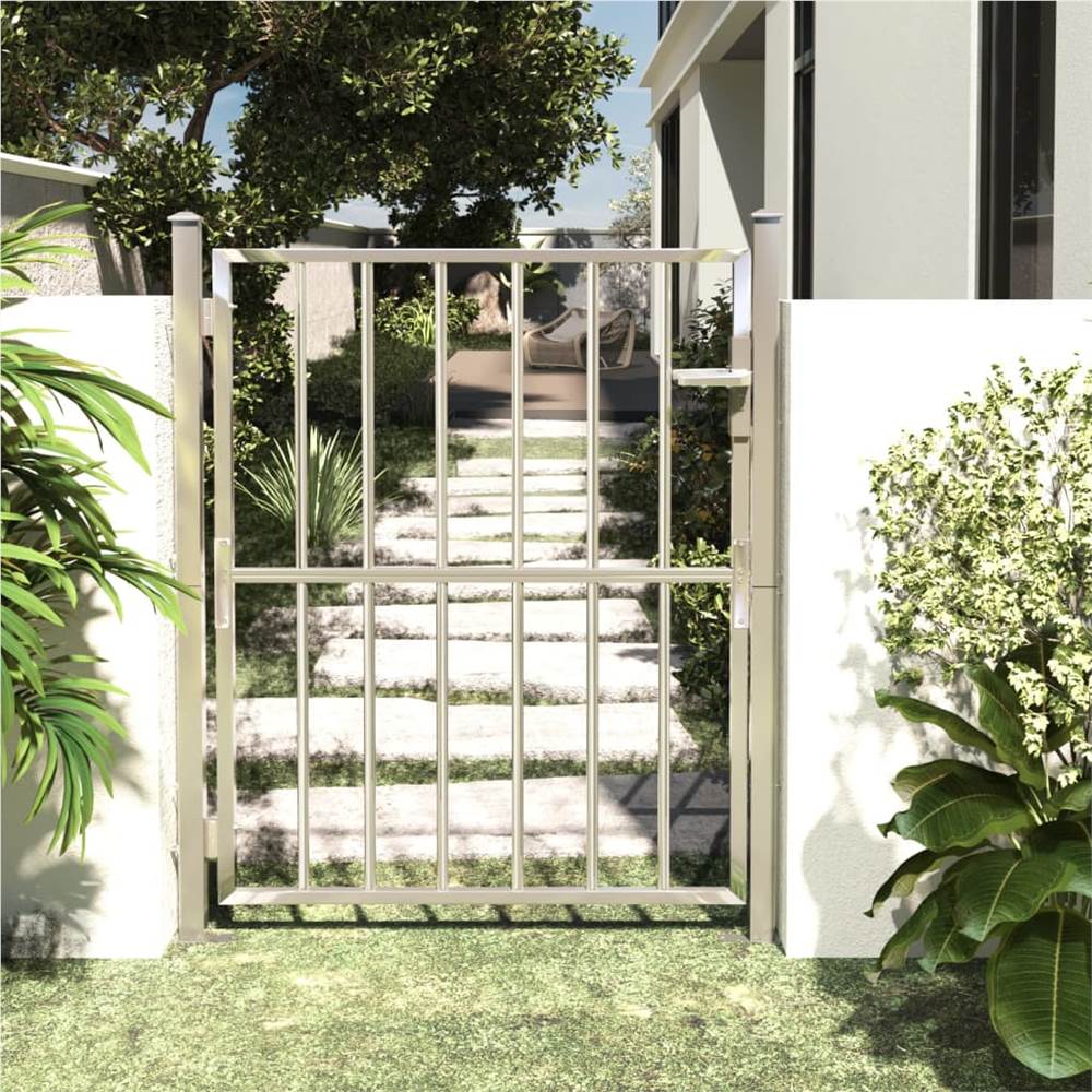 

Garden Gate 100x125 cm Stainless Steel