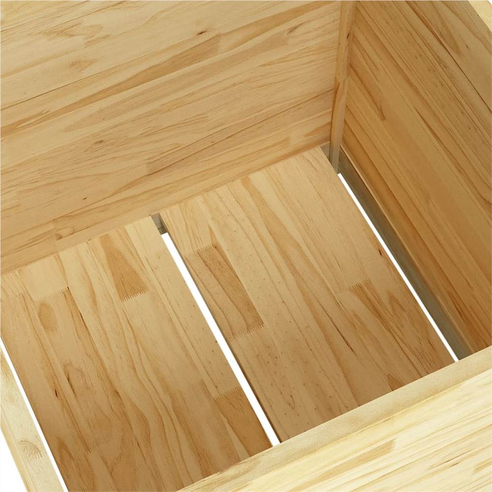 Garden Planter 60x60x60 cm Solid Pinewood