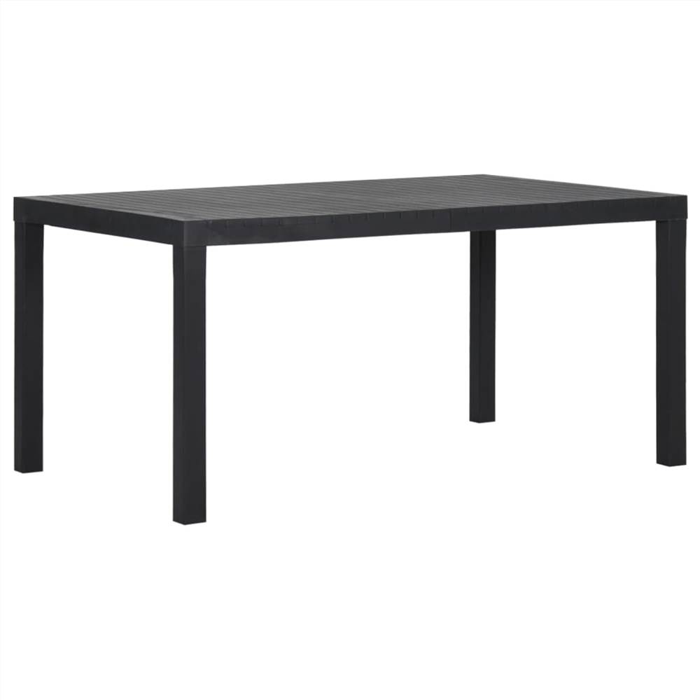 

Garden Table 150x90x72 cm PP Anthracite