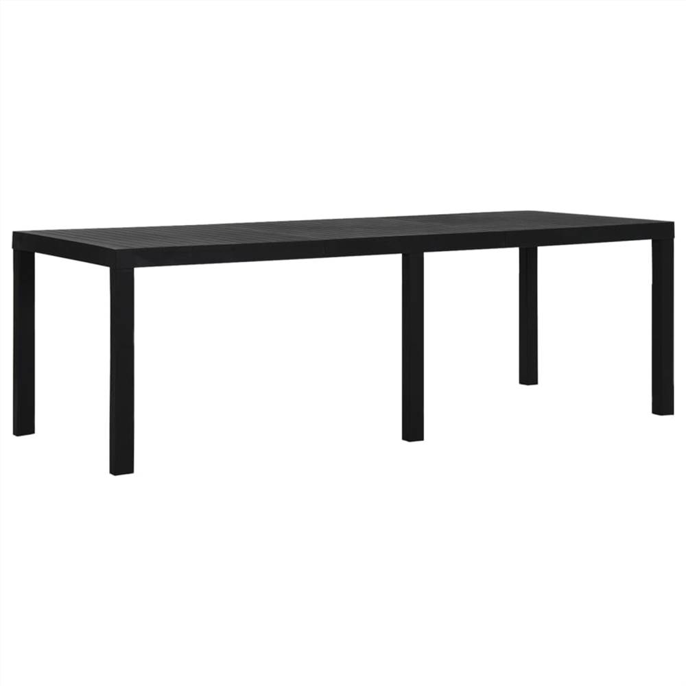 

Garden Table 220x90x72 cm PP Anthracite