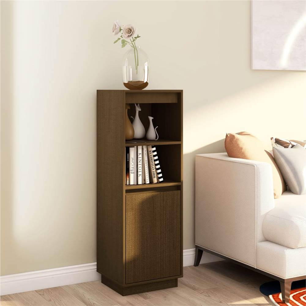 

Highboard Honey Brown 37x34x110 cm Solid Wood Pine