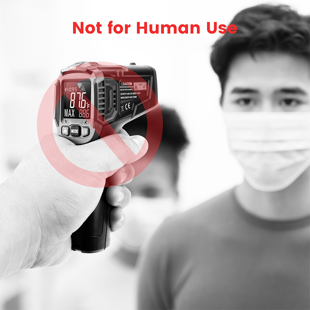 KAIWEETS Apollo 7 Digital Infrared Thermometer Temperature Gun