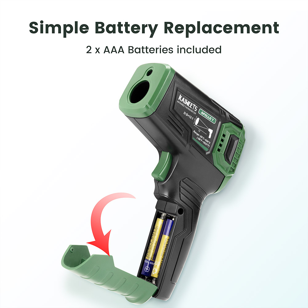 KAIWEETS Apollo 7 Digital Infrared Thermometer Temperature Gun