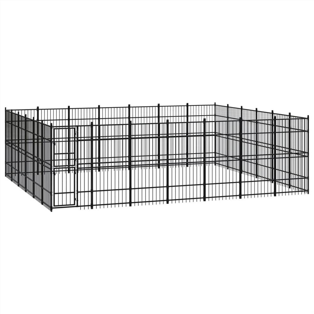 

Outdoor Dog Kennel Steel 38.71 m²