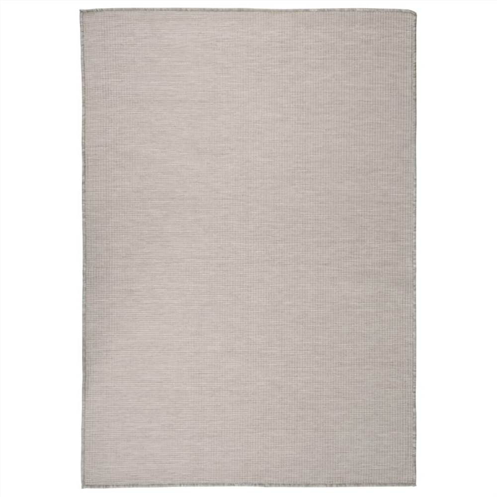 

Outdoor Flatweave Rug 160x230 cm Taupe