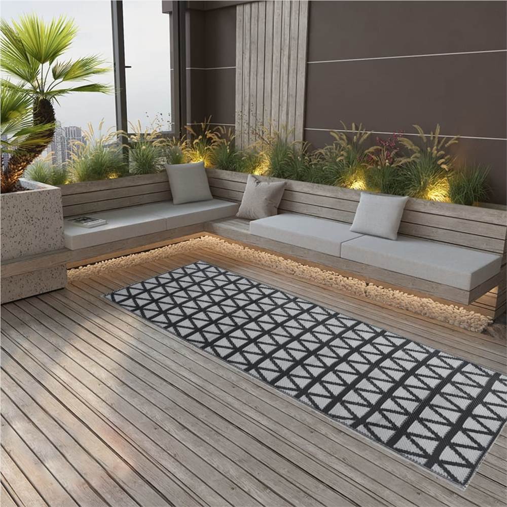 

Outdoor Rug Black 80x250 cm PP