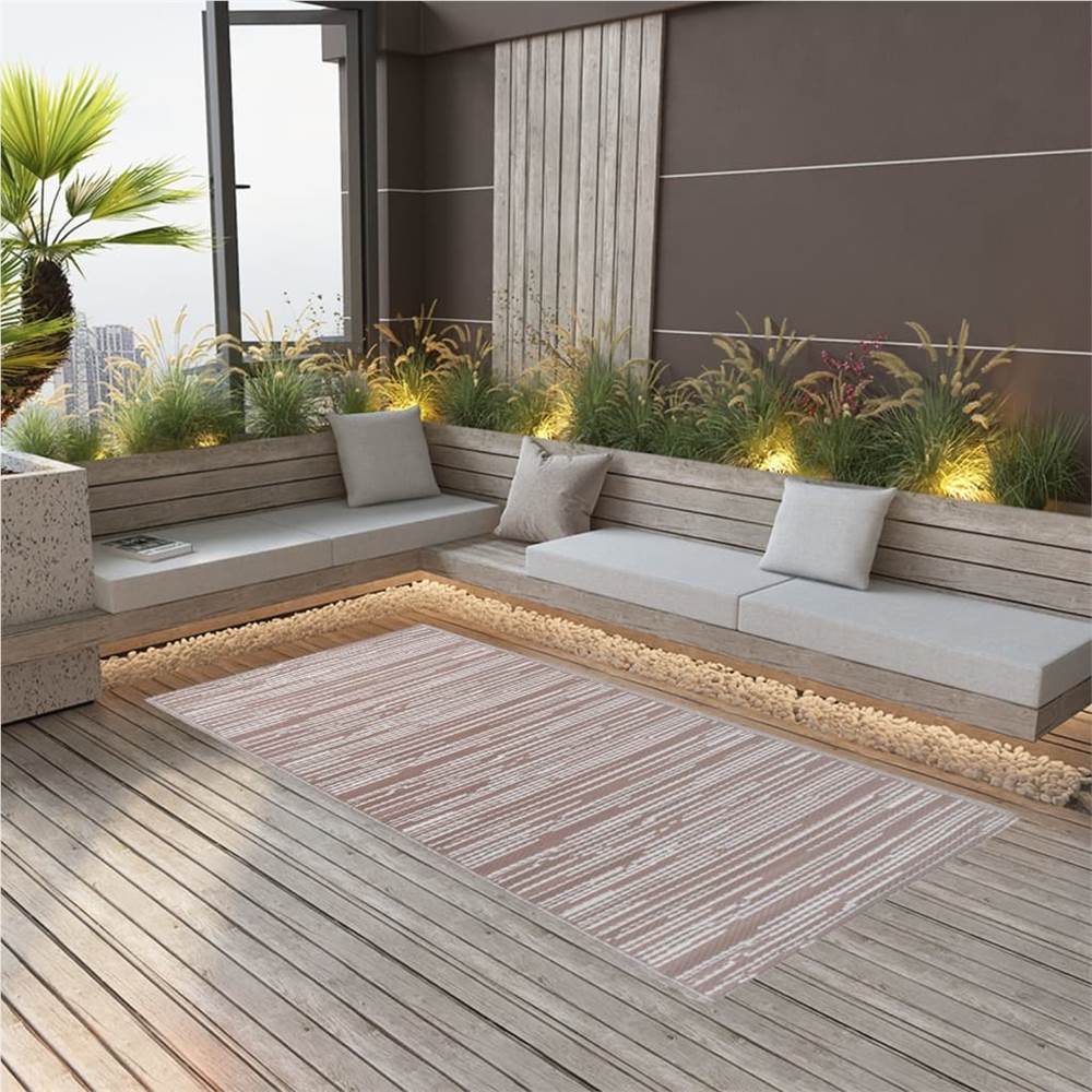 

Outdoor Rug Taupe 140x200 cm PP