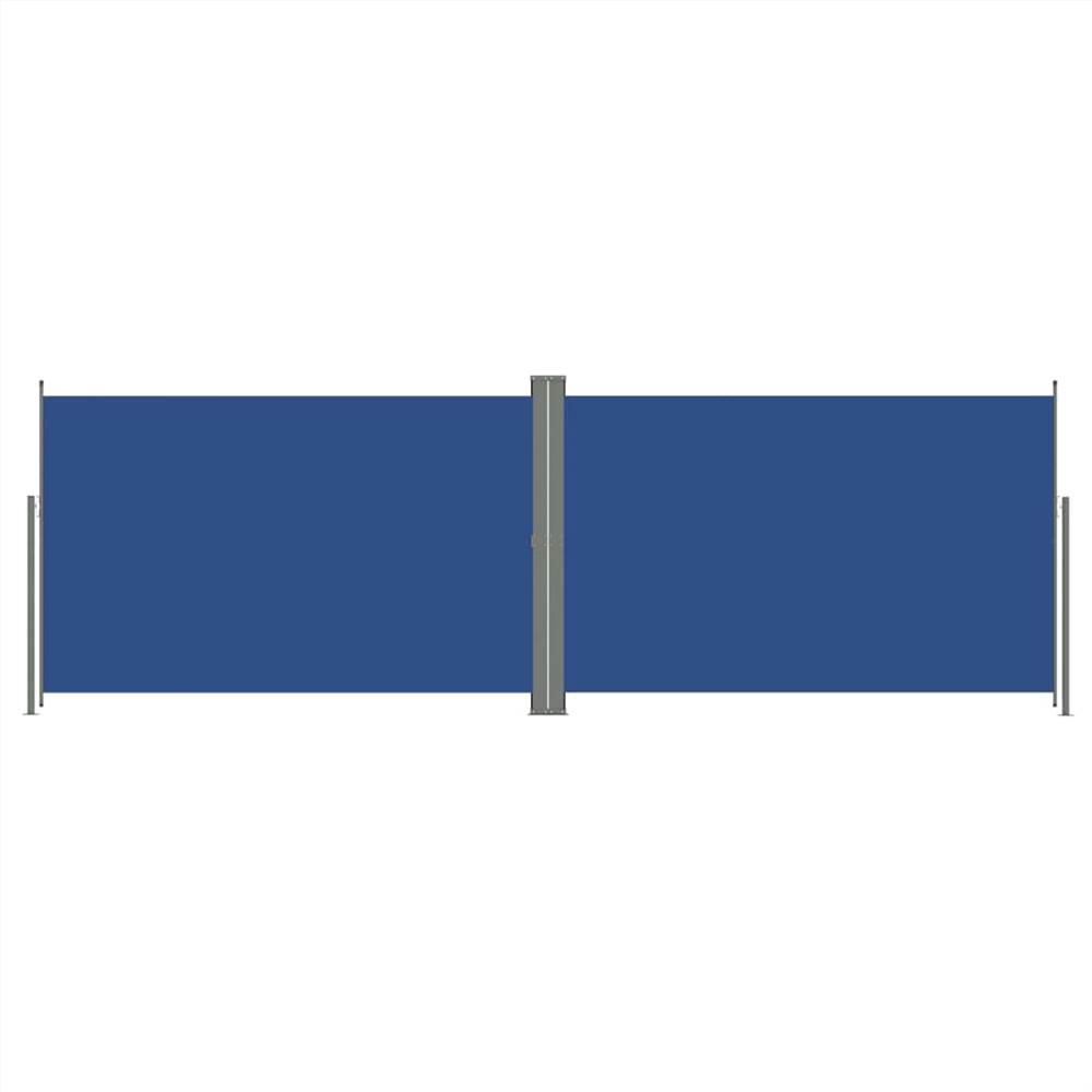 Retractable Side Awning Blue 200x600 cm
