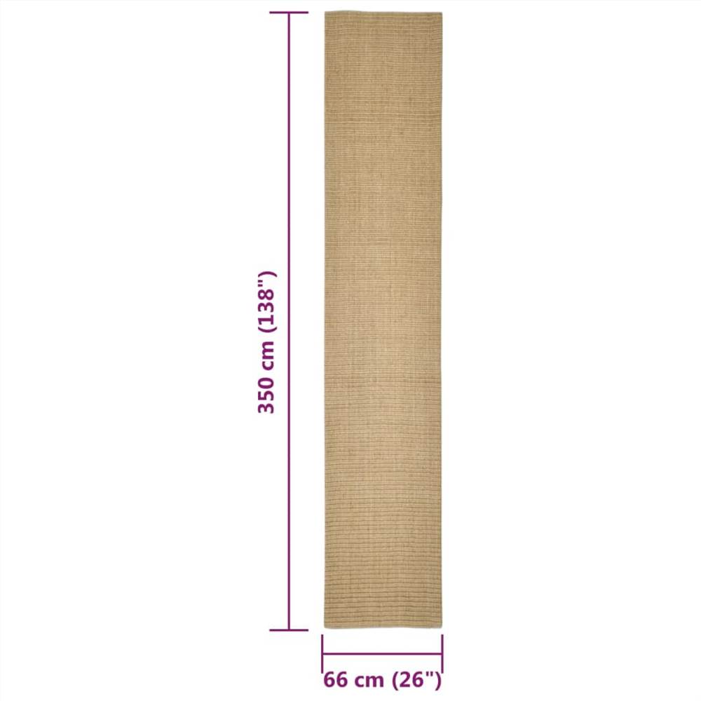 Rug Natural Sisal 66x350 cm