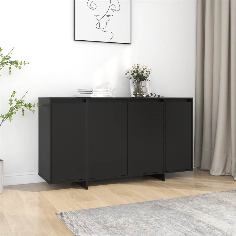 

Sideboard Black 135x41x75 cm Chipboard