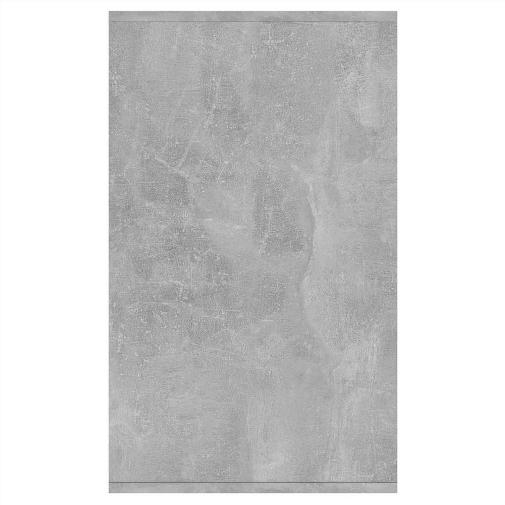 Sideboard Concrete Grey 135x41x75 cm Chipboard