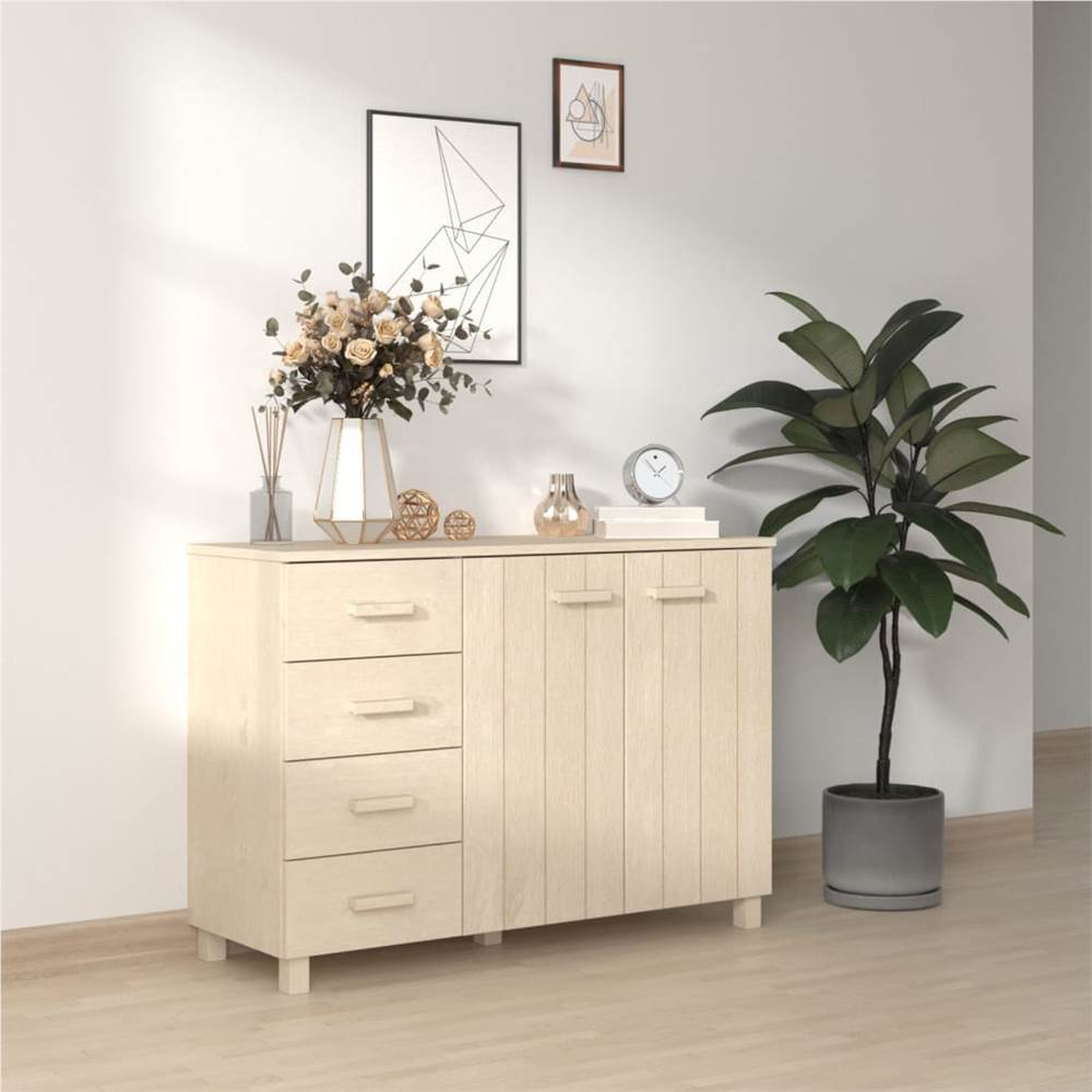 

Sideboard Honey Brown 113x40x80 cm Solid Wood Pine