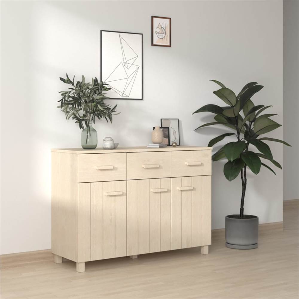 

Sideboard Honey Brown 113x40x80 cm Solid Wood Pine