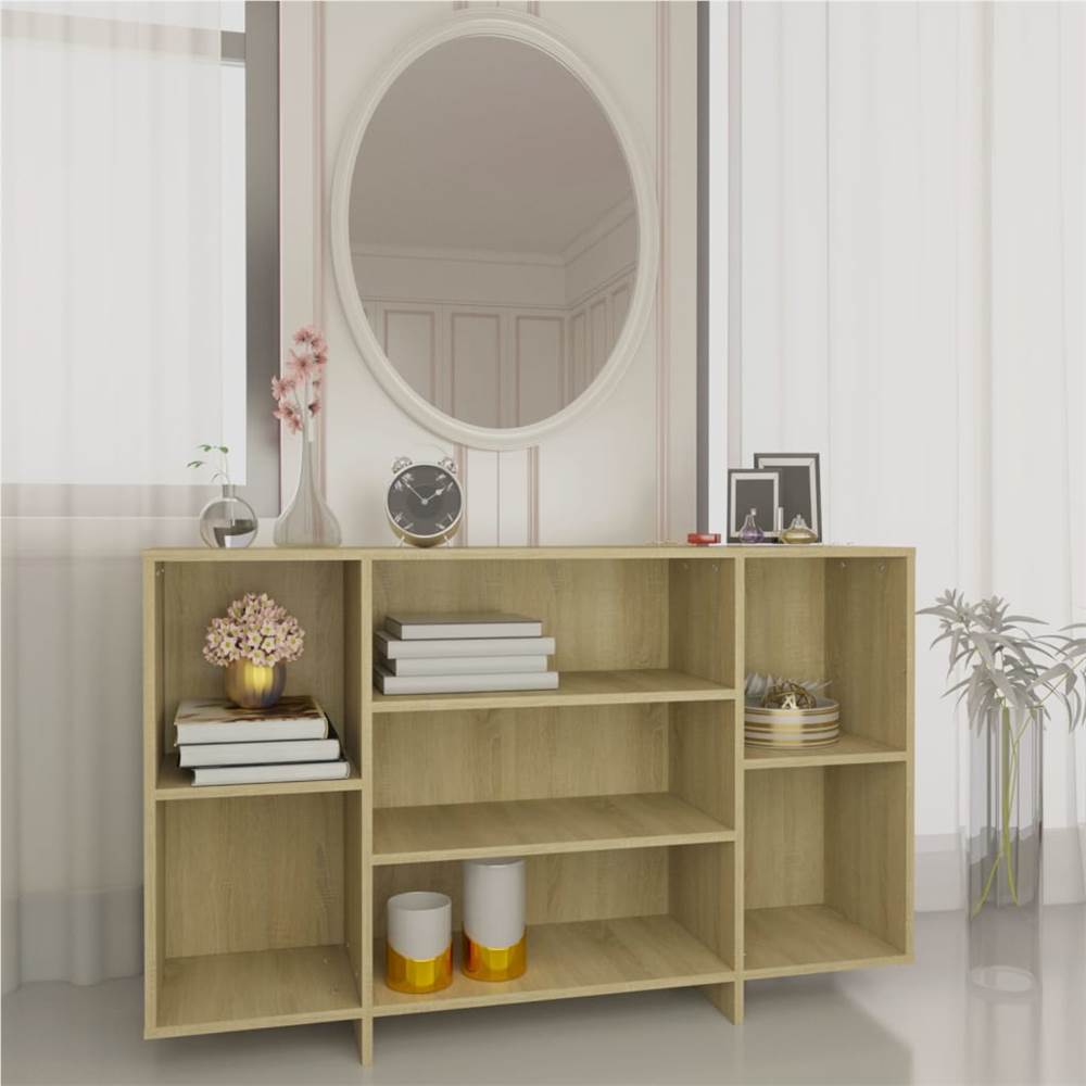 

Sideboard Sonoma Oak 120x30x75 cm Chipboard