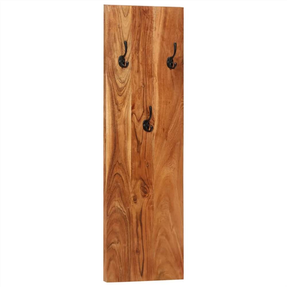 Wallmounted Coat Racks 2 pcs 36x3x110 cm Solid Acacia Wood