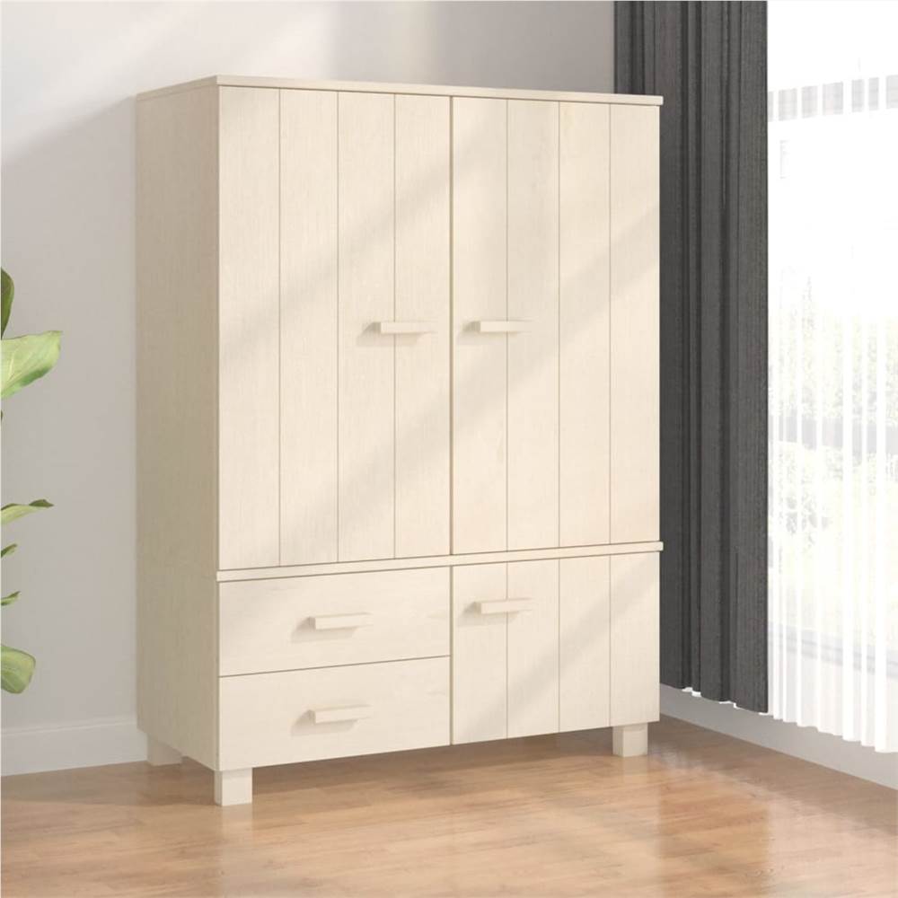 

Wardrobe Honey Brown 99x45x137 cm Solid Wood Pine