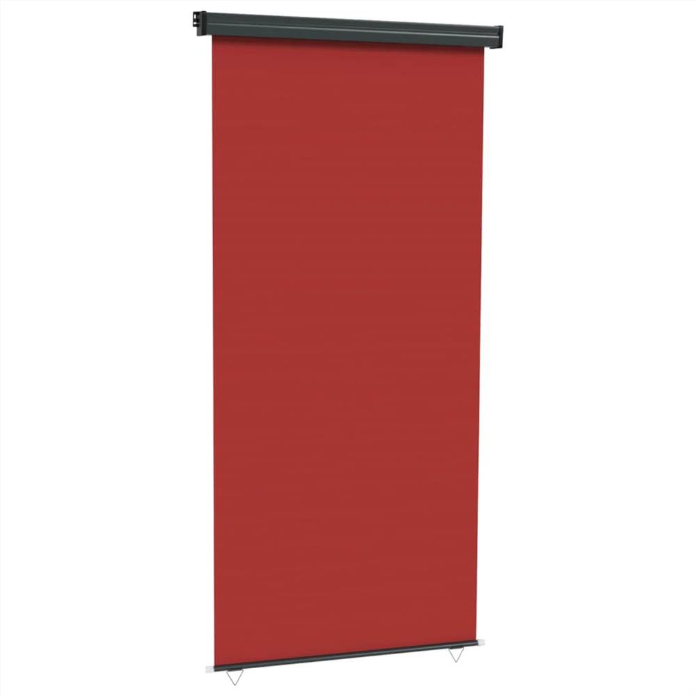 Balcony Side Awning 117x250 cm Red