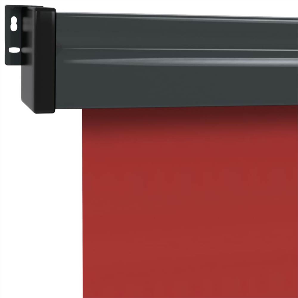 Balcony Side Awning 117x250 cm Red