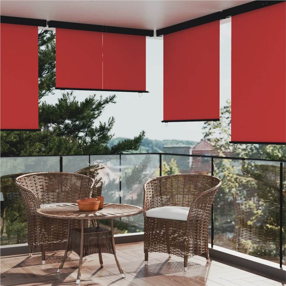Balcony Side Awning 160x250 cm Red