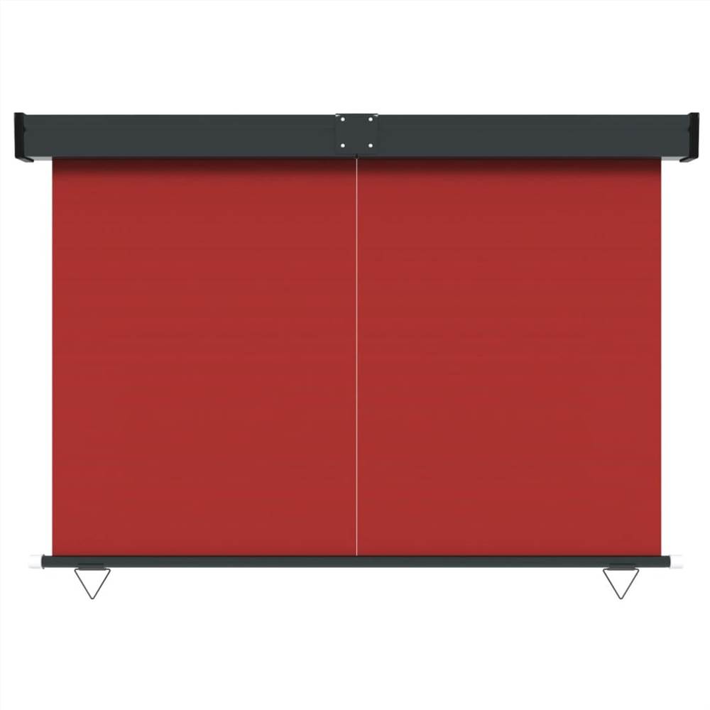 Balcony Side Awning 160x250 cm Red