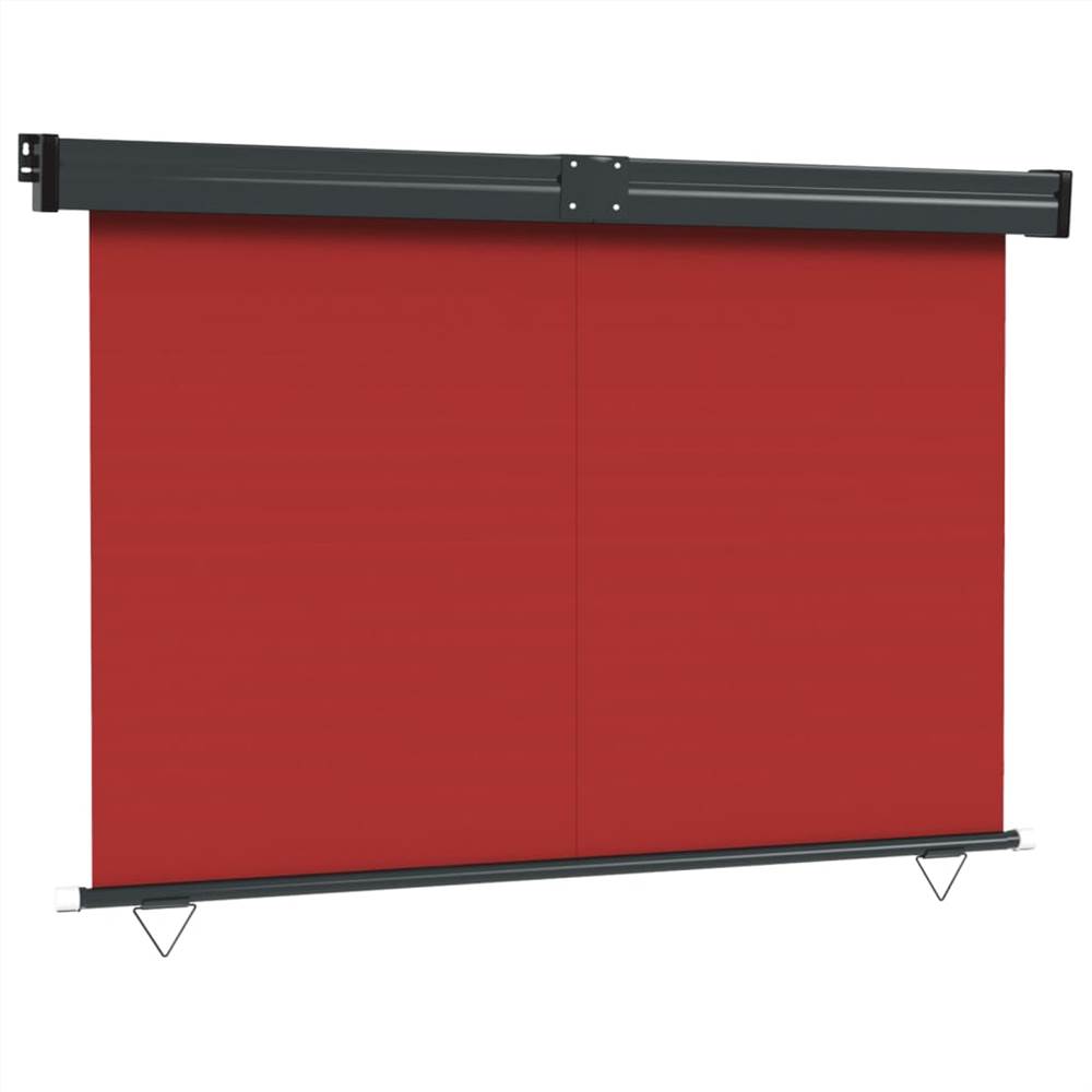 Balcony Side Awning 170x250 cm Red