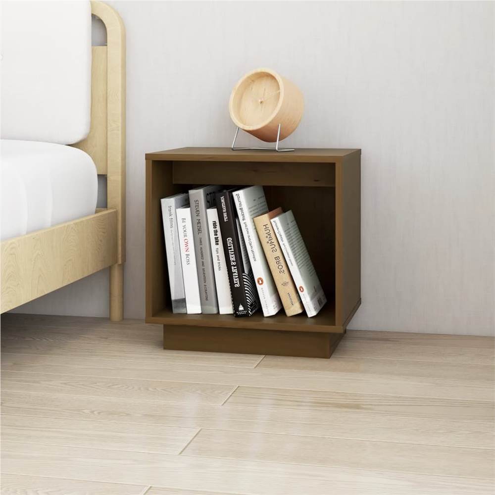 

Bedside Cabinet Honey Brown 40x30x40 cm Solid Wood Pine