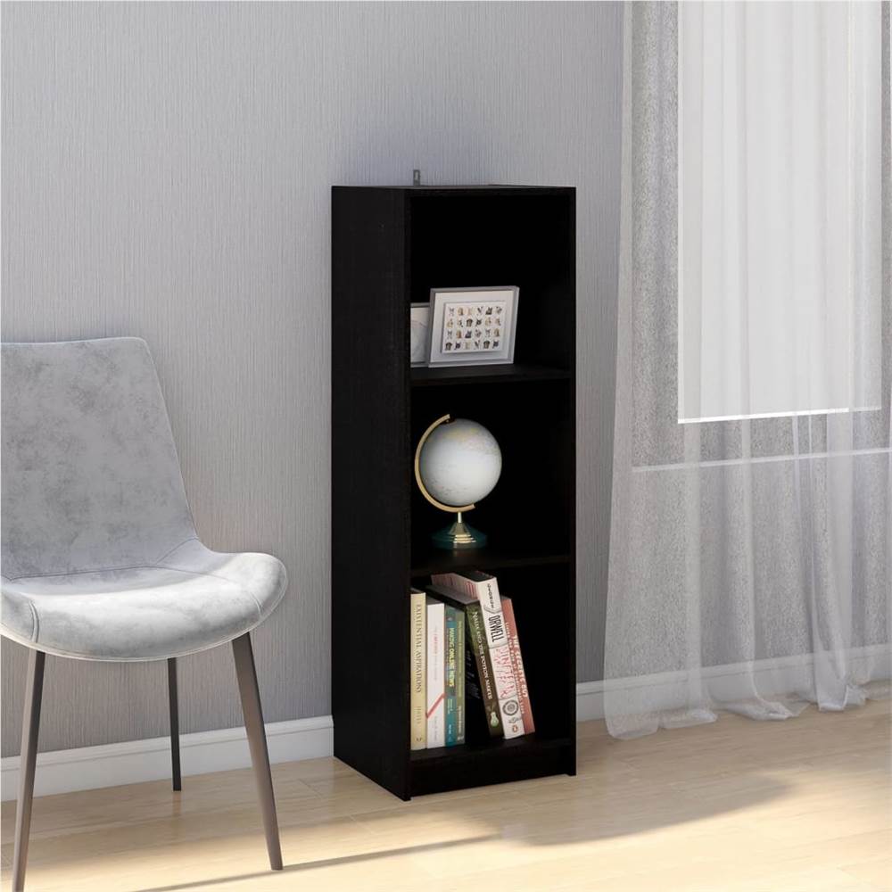 

Book Cabinet/Room Divider Black 36x33x110 cm Solid Pinewood