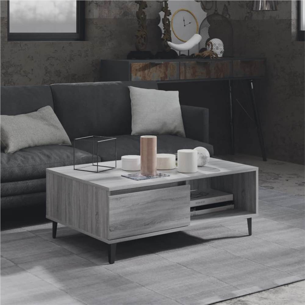 

Coffee Table Grey Sonoma 90x60x35 cm Chipboard