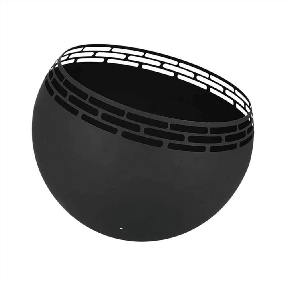 Esschert Design Fire Pit Ball Stripes Black