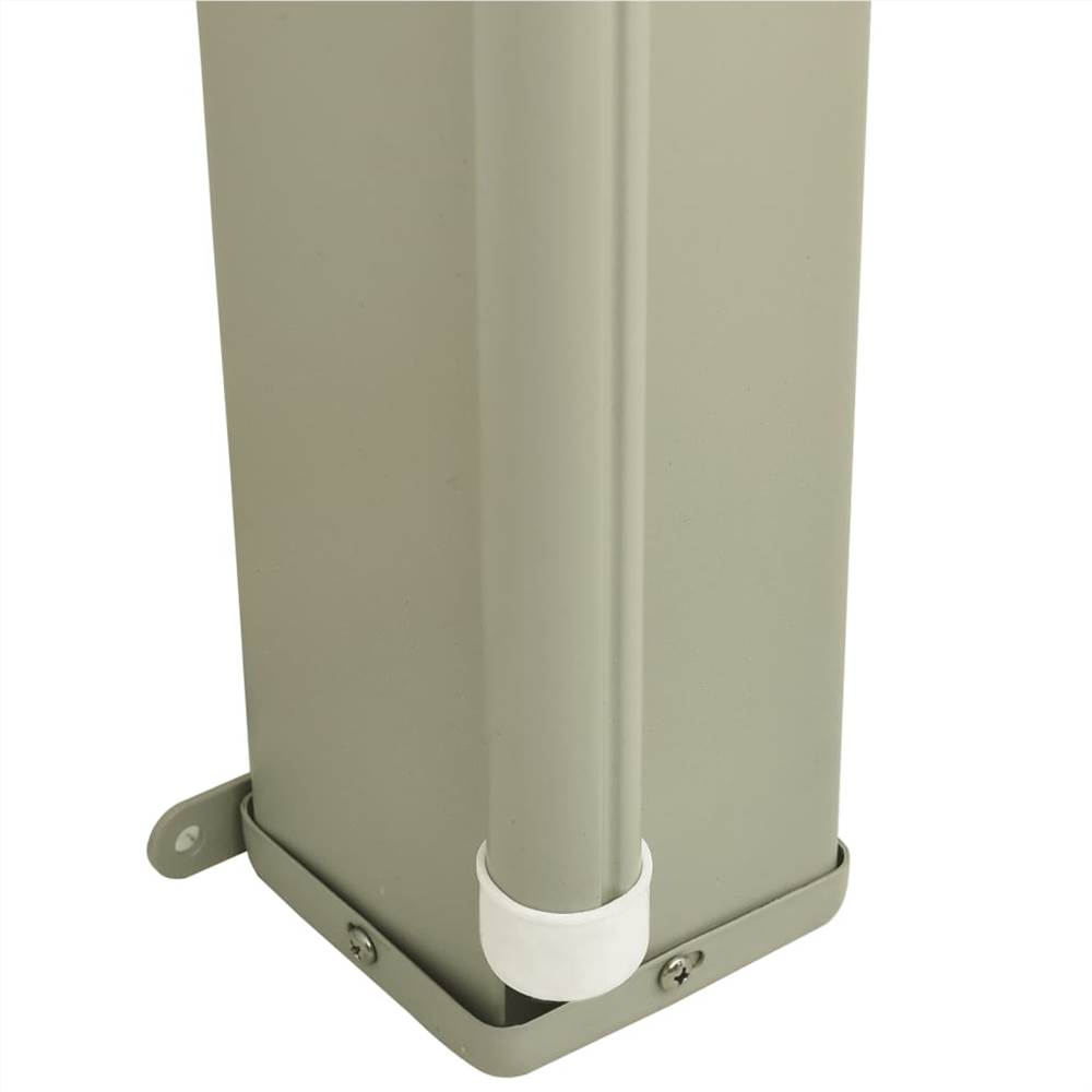 Patio Retractable Side Awning 180x600 cm Brown