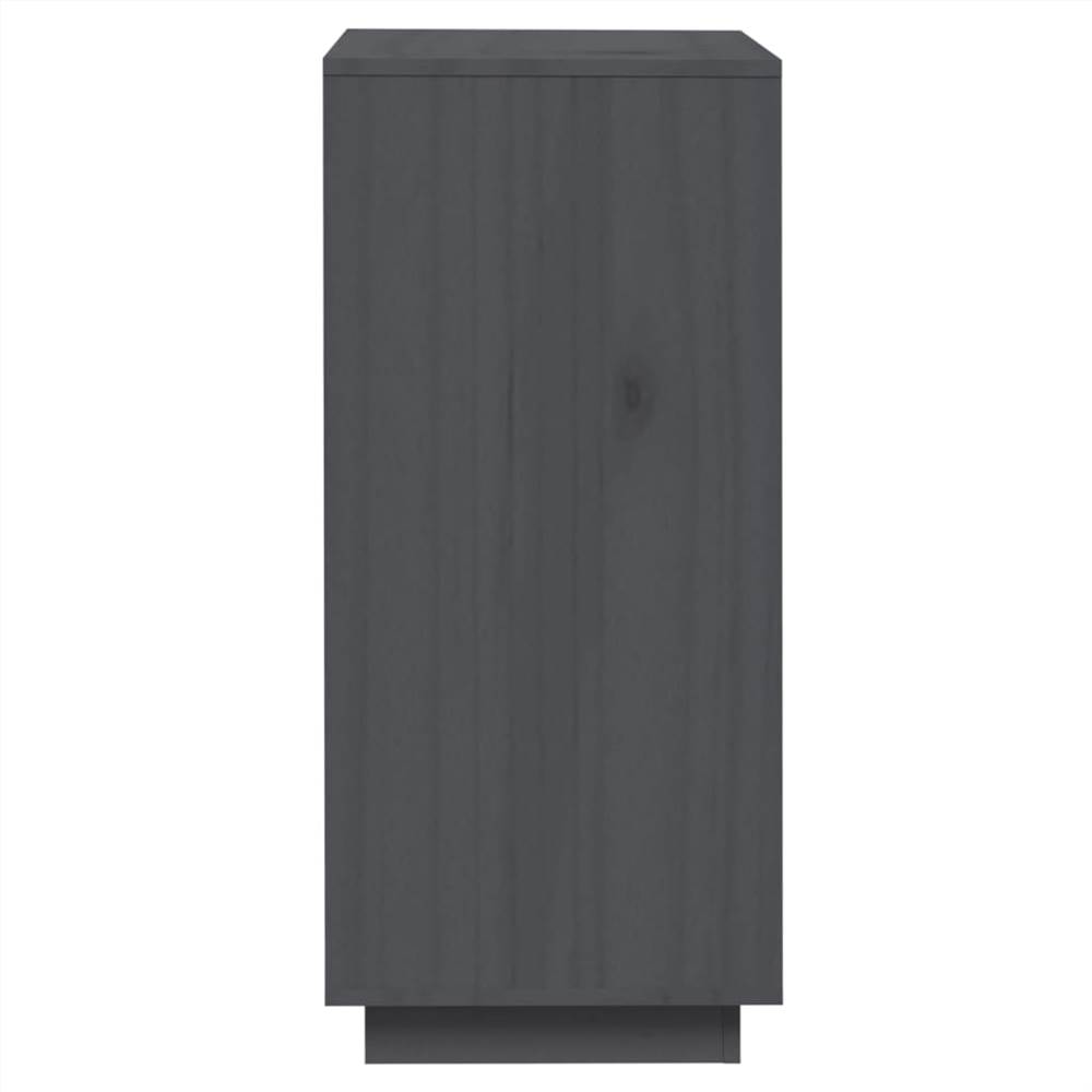 Shoe Grey 35x35x80 cm Solid Wood Pine