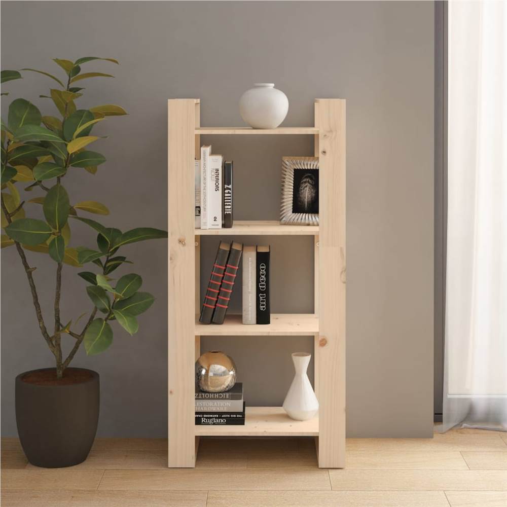 

Book Cabinet/Room Divider 60x35x125 cm Solid Wood